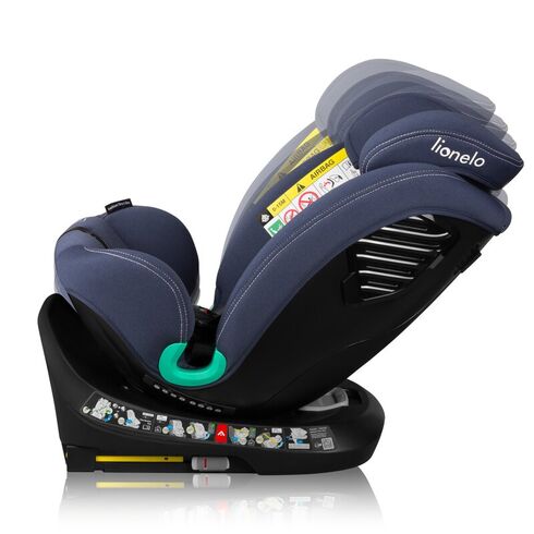 Scaun auto, Lionelo, Bastiaan One i-Size, 4 in 1, Rotire 360 grade, Top Tether, 0-36 Kg, 40-150 cm, R129, Albastru, Culoare: Albastru, Grupa: 0-36kg (0 luni - 12 ani),poza 4  - ExclusivMAG.ro Scaun auto, Lionelo, Bastiaan One i-Size, 4 in 1, Rotire 360 grade, Top Tether, 0-36 Kg, 40-150 cm, R129, Albastru, Culoare: Albastru, Grupa: 0-36kg (0 luni - 12 ani),poza 4
