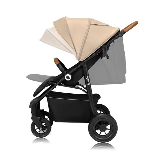 Carucior sport, Lionelo, Natt, De la nastere, Cu accesorii si capotina XXL reglabila, 0 - 22 kg, Bej, Culoare: Bej, Model: sport,poza 4  - ExclusivMAG.ro Carucior sport, Lionelo, Natt, De la nastere, Cu accesorii si capotina XXL reglabila, 0 - 22 kg, Bej, Culoare: Bej, Model: sport,poza 4