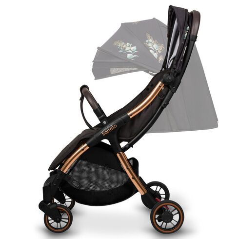 Carucior sport, Lionelo, Julie One, Editie limitata Golden Moments, De la nastere, 0-22 kg, Negru, Culoare: Gri/Negru, Model: sport,poza 4