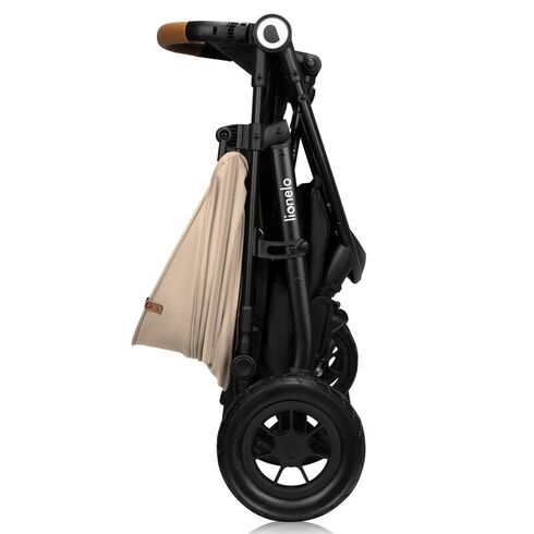 Carucior sport, Lionelo, Natt, De la nastere, Cu accesorii si capotina XXL reglabila, 0 - 22 kg, Bej, Culoare: Bej, Model: sport,poza 7  - ExclusivMAG.ro Carucior sport, Lionelo, Natt, De la nastere, Cu accesorii si capotina XXL reglabila, 0 - 22 kg, Bej, Culoare: Bej, Model: sport,poza 7