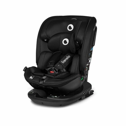Scaun auto, Lionelo, Bastiaan RWF i-Size, Rotire 360 grade, 0-36 Kg, ECE R129, Negru, Culoare: Negru, Grupa: 0-36kg (0 luni - 12 ani)