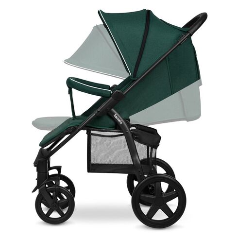 Carucior sport, Lionelo, Annet Plus, De la nastere, 0 - 22 Kg, Verde, Culoare: Verde,poza 4