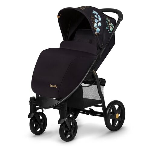 Carucior sport, Lionelo, Annet Plus Golden Moments, Editie limitata, De la nastere, 0 - 22 Kg, Negru, Culoare: Negru/Auriu,poza 3