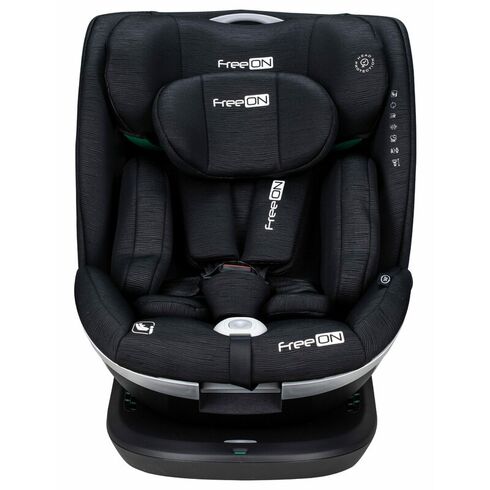Scaun auto, FreeON, Opal, Nastere - 140 Cm/ 0 - 12 ani, Rotire 360° grade, Tehnologie Isofix I-Size si Top Tether, R129, Black, Culoare: Negru, Grupa: 0-36kg (0 luni - 12 ani),poza 2  - ExclusivMAG.ro Scaun auto, FreeON, Opal, Nastere - 140 Cm/ 0 - 12 ani, Rotire 360° grade, Tehnologie Isofix I-Size si Top Tether, R129, Black, Culoare: Negru, Grupa: 0-36kg (0 luni - 12 ani),poza 2