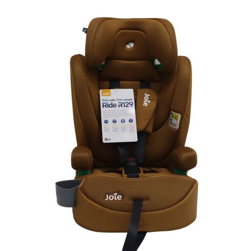 Joie - Scaun auto Elevate R129 Yellow, 76-150 cm, certificat R129, Culoare: Maro, Grupa: 9-36kg (9 luni - 12 ani)