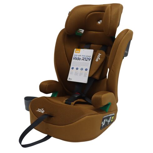 Joie - Scaun auto Elevate R129 Yellow, 76-150 cm, certificat R129, Culoare: Maro, Grupa: 9-36kg (9 luni - 12 ani),poza 2