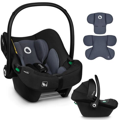 Scoica auto, Lionelo, i-Size Astrid, Include baza Isofix, 0-13 Kg, 40-87 cm, Testat ADAC, R129, Negru/Gri, Culoare: Gri/Negru, Grupa: 0-13kg (0 luni - 12 luni),poza 6