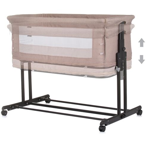 Patut co-sleeper si tarc Chipolino Zen macadamia, Culoare: Crem, Dimensiuni: 90x50,poza 5  - ExclusivMAG.ro Patut co-sleeper si tarc Chipolino Zen macadamia, Culoare: Crem, Dimensiuni: 90x50,poza 5