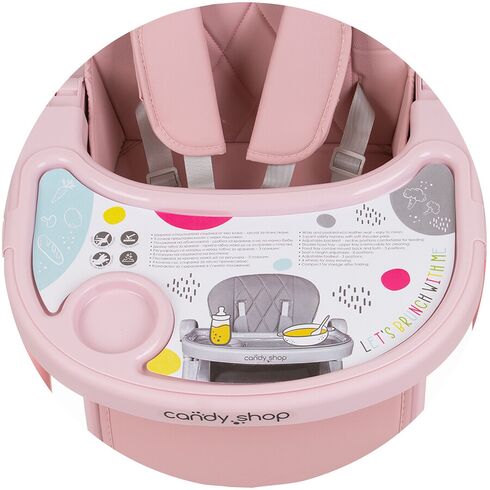 Scaun de masa Chipolino Candy Shop flamingo, Culoare: Roz,poza 9  - ExclusivMAG.ro Scaun de masa Chipolino Candy Shop flamingo, Culoare: Roz,poza 9