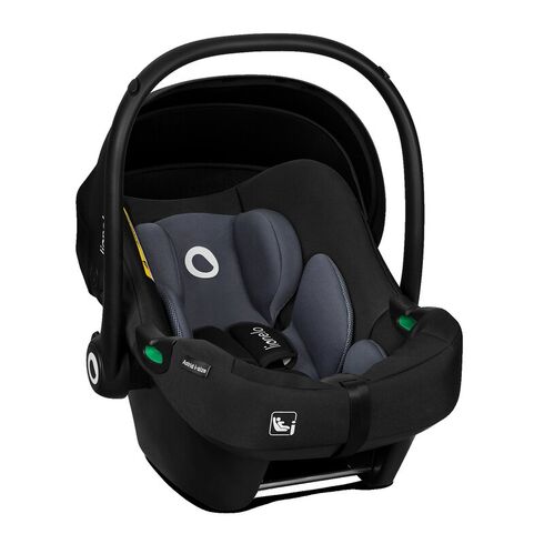 Scoica auto, Lionelo, i-Size Astrid, Include baza Isofix, 0-13 Kg, 40-87 cm, Testat ADAC, R129, Negru/Gri, Culoare: Gri/Negru, Grupa: 0-13kg (0 luni - 12 luni),poza 5