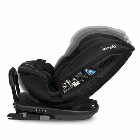 Scaun auto, Lionelo, Bastiaan RWF i-Size, Rotire 360 grade, 0-36 Kg, ECE R129, Negru, Culoare: Negru, Grupa: 0-36kg (0 luni - 12 ani),poza 6  - ExclusivMAG.ro Scaun auto, Lionelo, Bastiaan RWF i-Size, Rotire 360 grade, 0-36 Kg, ECE R129, Negru, Culoare: Negru, Grupa: 0-36kg (0 luni - 12 ani),poza 6