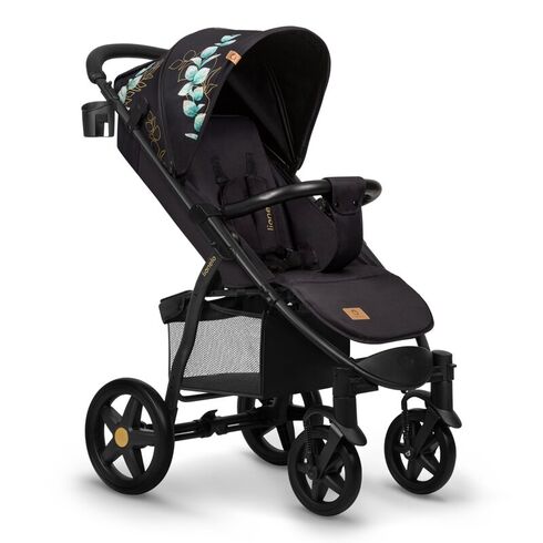 Carucior sport, Lionelo, Annet Plus Golden Moments, Editie limitata, De la nastere, 0 - 22 Kg, Negru, Culoare: Negru/Auriu