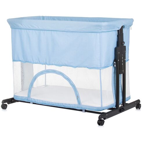 Patut co-sleeper si tarc Chipolino Zen sky blue, Culoare: Blue, Dimensiuni: 90x50,poza 8  - ExclusivMAG.ro Patut co-sleeper si tarc Chipolino Zen sky blue, Culoare: Blue, Dimensiuni: 90x50,poza 8