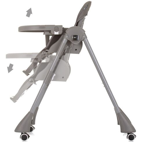 Scaun de masa Chipolino Candy Shop granite, Culoare: Gri,poza 5