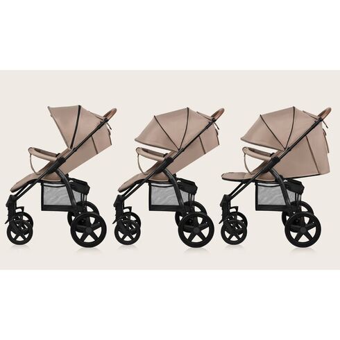 Carucior sport, Lionelo, Annet Plus, De la nastere, 0 - 22 Kg, Bej, Culoare: Bej,poza 6