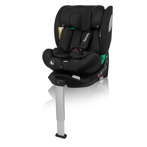 Scaun auto, Lionelo, Braam Air, i-Size, 0-36 Kg, 40-150 cm, R129, Gri, Culoare: Negru, Grupa: 0-36kg (0 luni - 12 ani)