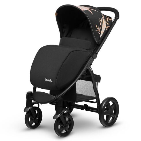 Carucior sport, Lionelo, Annet Plus, De la nastere, 0 - 22 Kg, Negru, Culoare: Negru,poza 3  - ExclusivMAG.ro Carucior sport, Lionelo, Annet Plus, De la nastere, 0 - 22 Kg, Negru, Culoare: Negru,poza 3