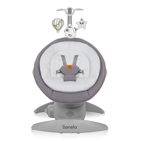 Balansoar, Lionelo, Mell, 2 in 1, Rotire 360 grade, Electric, Pana la 9 kg, Gri, Culoare: Gri,poza 2  - ExclusivMAG.ro Balansoar, Lionelo, Mell, 2 in 1, Rotire 360 grade, Electric, Pana la 9 kg, Gri, Culoare: Gri,poza 2