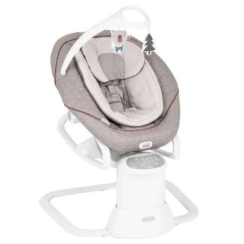 Balansoar Graco All Ways Soother Little Adventures, Culoare: Bej