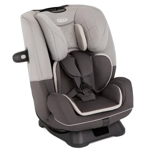 Scaun auto Graco SlimFit i-Size 0-12 ani Iron, Culoare: Crem, Grupa: 0-36kg (0 luni - 12 ani)