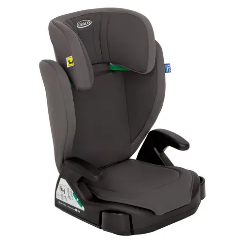 Scaun auto Graco Junior Maxi i-Size Iron, Culoare: Gri, Grupa: 15-36kg (4 ani - 12 ani)