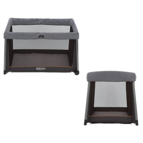 Patut Graco FoldLite Shadow, Culoare: Gri/Negru, Dimensiuni: 120x60,poza 3