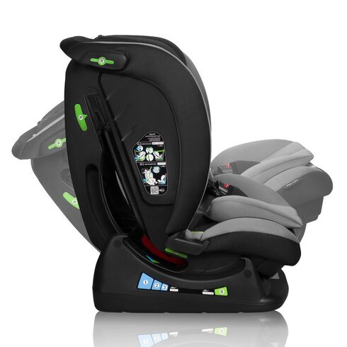 Scaun auto, Lionelo, Aart i-Size, 0-36 Kg, 40-150 cm, R129/03, Gri, Culoare: Gri, Grupa: 0-36kg (0 luni - 12 ani),poza 7  - ExclusivMAG.ro Scaun auto, Lionelo, Aart i-Size, 0-36 Kg, 40-150 cm, R129/03, Gri, Culoare: Gri, Grupa: 0-36kg (0 luni - 12 ani),poza 7