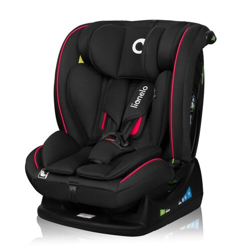 Scaun auto, Lionelo, Aart i-Size, 0-36 Kg, 40-150 cm, R129/03, Negru/Rosu, Culoare: Negru/Rosu, Grupa: 0-36kg (0 luni - 12 ani)