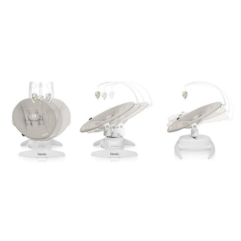 Balansoar, Lionelo, Mell, 2 in 1, Rotire 360 grade, Electric, Pana la 9 kg, Bej, Culoare: Bej,poza 8