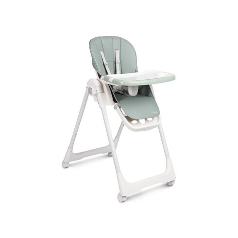 Scaun de masa inalt cu husa din piele ecologica Caretero MEGALO Menta, Culoare: Verde