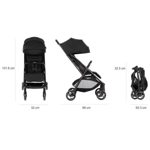 Carucior Graco Myavo 3 in 1 Midnight,poza 7  - ExclusivMAG.ro Carucior Graco Myavo 3 in 1 Midnight,poza 7