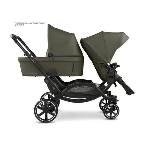 Carucior gemeni Zoom 2 Avocado ABC Design, Culoare: Verde inchis, Model: gemeni - poza 7 - ExclusivMAG.ro