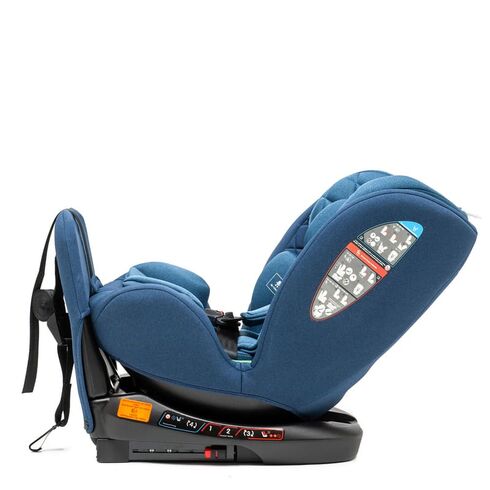 Scaun Auto Juju Total 360 i-Size, Albastru, Culoare: Albastru, Grupa: 0-36kg (0 luni - 12 ani),poza 4