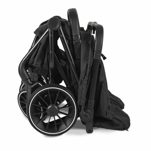 Carucior pliabil pentru gemeni BabyGo GoTwice, Grey, Culoare: Gri/Negru, Model: gemeni,poza 6  - ExclusivMAG.ro Carucior pliabil pentru gemeni BabyGo GoTwice, Grey, Culoare: Gri/Negru, Model: gemeni,poza 6