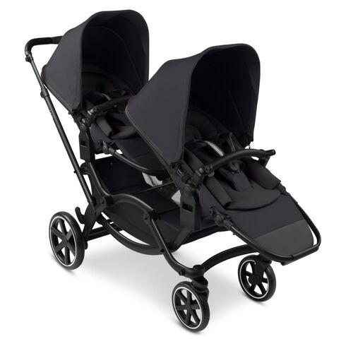 Carucior gemeni Zoom 2 Coal ABC Design, Culoare: Negru, Model: gemeni,poza 2