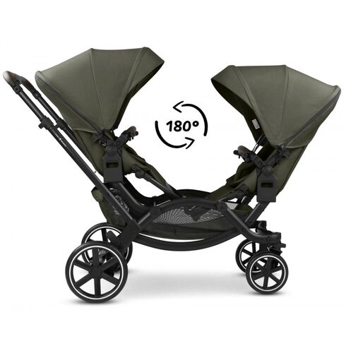 Carucior gemeni Zoom 2 Avocado ABC Design, Culoare: Verde inchis, Model: gemeni - poza 9 - ExclusivMAG.ro