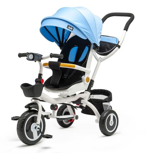 Tricicleta copii Juju Bliss Ride, Albastra, Culoare: Albastru