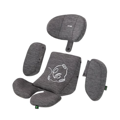 Scaun auto rotativ 360° SPS Carrello METEORIT i-SIZE R129/03 40-150 cm ISOFIX Carbon Grey, Culoare: Gri, Grupa: 0-36kg (0 luni - 12 ani),poza 3