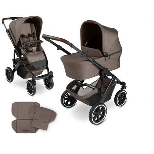 Carucior 2 in 1 Salsa 5 AIR Nature ABC Design, Culoare: Maro, Model: 2 in 1