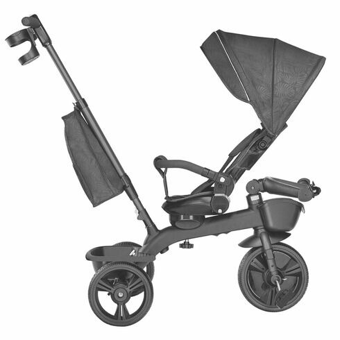 Tricicleta multifunctionala cu sezut reversibil Lionelo Kori, Grey Stone, Culoare: Gri,poza 5