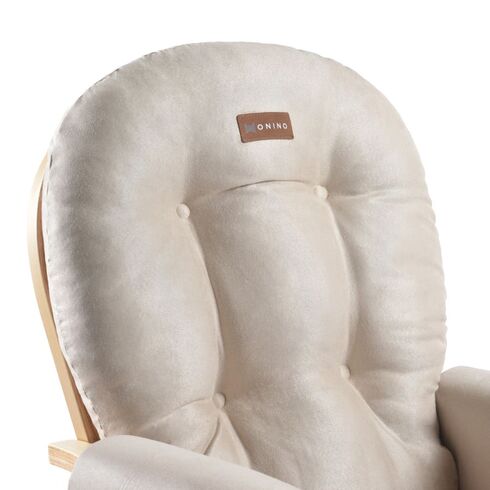 ONINO - Fotoliu reglabil pentru alaptare, cu suport de picioare inclus, CALM.me, Natural Beige, Culoare: Bej,poza 5