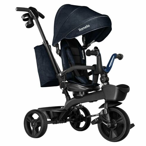 Tricicleta multifunctionala cu sezut reversibil Lionelo Kori, Blue Navy, Culoare: Albastru,poza 3