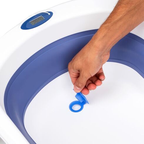 Cadita bebelusi Juju AquaSplash, Albastra, Culoare: Albastru,poza 5