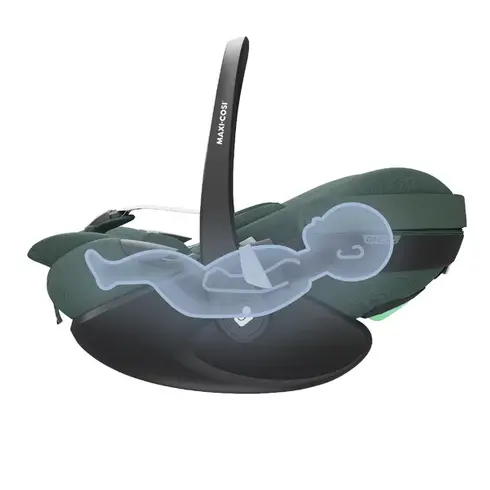 Scaun Auto I-Size Maxi-Cosi PEBBLE 360 PRO2 TWILLIC GREEN, Culoare: Verde inchis, Grupa: 0-13kg (0 luni - 12 luni),poza 5  - ExclusivMAG.ro Scaun Auto I-Size Maxi-Cosi PEBBLE 360 PRO2 TWILLIC GREEN, Culoare: Verde inchis, Grupa: 0-13kg (0 luni - 12 luni),poza 5