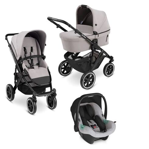 Carucior 3 in 1 Salsa 4 AIR Biscuit ABC Design, Culoare: Gri, Model: 3 in 1