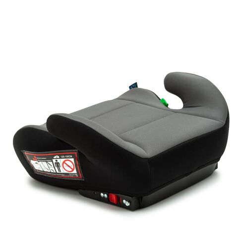 Inaltator auto Juju Jazzy Booster i-Size ISOFIX, Negru-Gri, Culoare: Negru/Gri, Grupa: 22-36kg (6 ani - 12 ani),poza 3