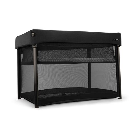 Nuna - Patut pliant Paal, Caviar, Culoare: Negru, Dimensiuni: 105x70