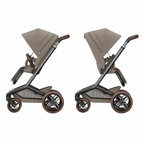 Carucior Maxi-Cosi FAME TWILLIC TRUFFLE, Culoare: Crem, Model: 2 in 1,poza 8  - ExclusivMAG.ro Carucior Maxi-Cosi FAME TWILLIC TRUFFLE, Culoare: Crem, Model: 2 in 1,poza 8