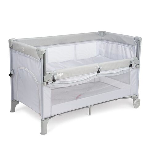 Patut pliant 2 nivele Juju DreamyCloud, Grey,poza 2  - ExclusivMAG.ro Patut pliant 2 nivele Juju DreamyCloud, Grey,poza 2