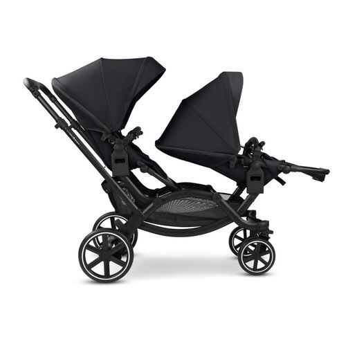 Carucior gemeni Zoom 2 Coal ABC Design, Culoare: Negru, Model: gemeni,poza 4